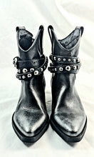 Carica l'immagine nel visualizzatore di Gallery, REP-KO TEX CV717-C VACCHETTA NERA/ARGENTO CON GHETTA