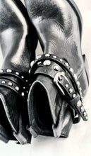 Carica l'immagine nel visualizzatore di Gallery, REP-KO TEX CV717-C VACCHETTA NERA/ARGENTO CON GHETTA