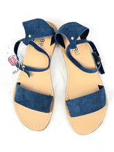 Load image into Gallery viewer, RUBIRU SANDALO 718 CAMOSCIO PETROLIO