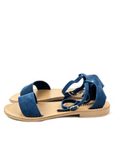 Load image into Gallery viewer, RUBIRU SANDALO 718 CAMOSCIO PETROLIO