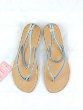 Load image into Gallery viewer, RUBIRU SANDALO 716 STRASS AZZURRO