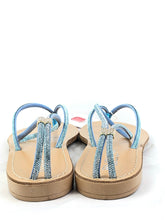 Load image into Gallery viewer, RUBIRU SANDALO 716 STRASS AZZURRO
