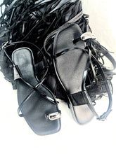 Load image into Gallery viewer, Rpk sandalo   beat in pelle nera