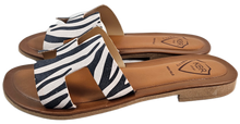Load image into Gallery viewer, Rpk slipper camoscio stampato zebra