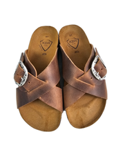 Carica l'immagine nel visualizzatore di Gallery, KBR sandalo in pelle col cuoio Formentera