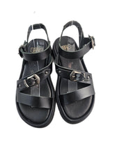 Load image into Gallery viewer, Rpk sandalo ICON in pelle nera