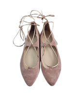 Load image into Gallery viewer, RUBIRU BALLERINA ALLACCIATA 5756 camoscio rosa perla