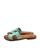 Load image into Gallery viewer, Rpk slipper nabuck turchese