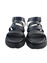 Load image into Gallery viewer, Rpk sandalo  HEAVY in pelle nera