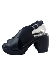 Load image into Gallery viewer, Rpk sandalo plato' 6509 pelle nera
