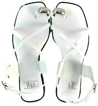 Load image into Gallery viewer, Rpk sandalo   beat in pelle bianca