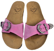 Carica l'immagine nel visualizzatore di Gallery, KBR slipper BALI fUXIA  FIBBIA UNICA
