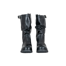 Carica l'immagine nel visualizzatore di Gallery, RPK  BIKER/DONNA BK5 VACCHETTA NERA