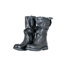 Carica l'immagine nel visualizzatore di Gallery, RPK  BIKER/DONNA BK5 VACCHETTA NERA