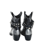 Carica l'immagine nel visualizzatore di Gallery, REP-KO TEX CV717-C VACCHETTA NERA/ARGENTO CON GHETTA