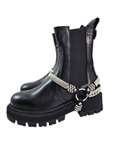 Load image into Gallery viewer, RPK BEATLES PLATFORM KB 707-c vacchetta nera