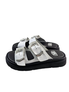 Rpk slipper ROCK in pelle nera