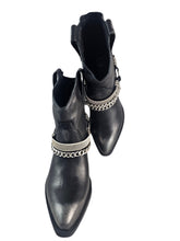 Carica l'immagine nel visualizzatore di Gallery, REP-KO TEX CV717-C VACCHETTA NERA/ARGENTO CON GHETTA
